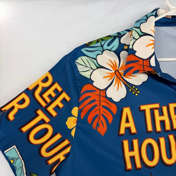 AlohaDaddy Retro Gilligan's Island 'A Three Hour Tour' Hawaiian Shirt Mens 2XL - Picture 7 of 15